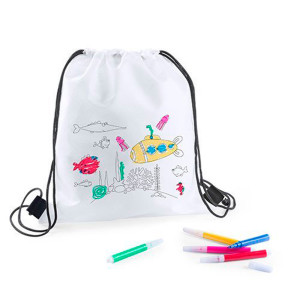 mochilas infantiles con pinturas colorear