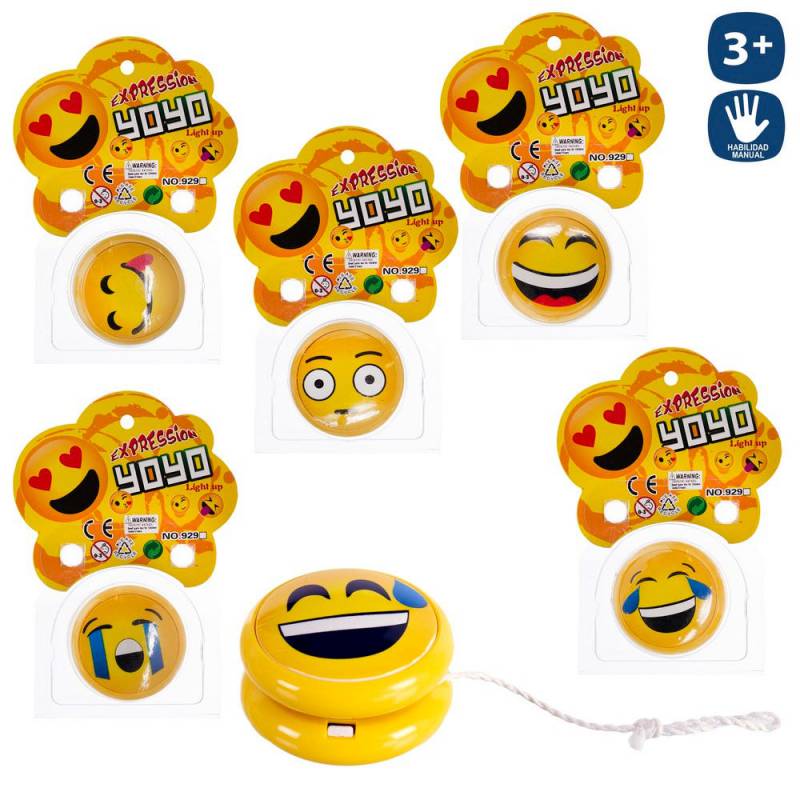 YOYO EMOTICONOS EN DISPLAY REGALO