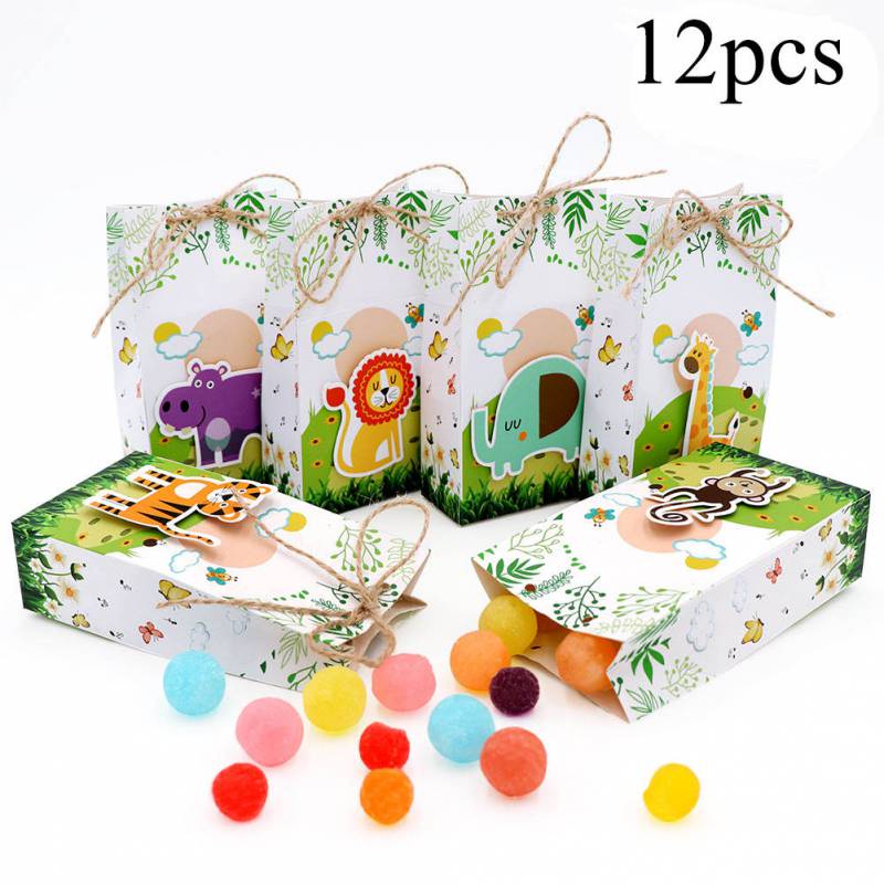 SET 12 BOLSAS ANIMALES SELVA