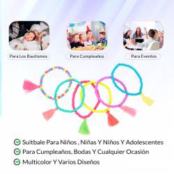 PULSERA POMPON "ARTEMIS" niños comuniones bodas