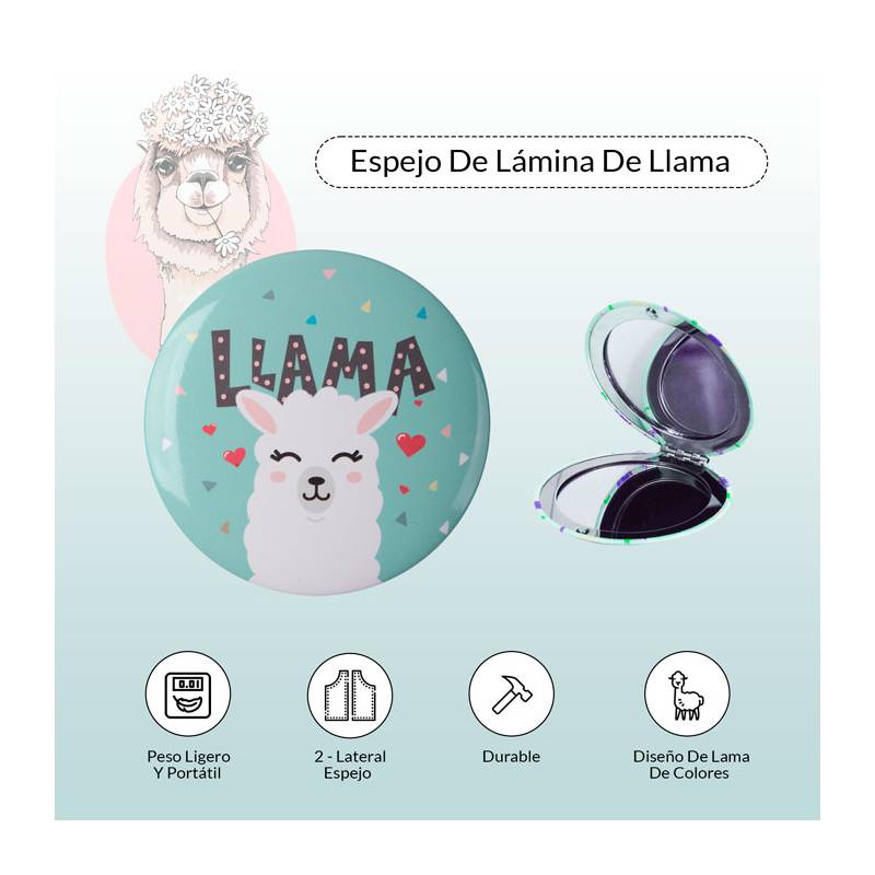 ESPEJO CHAPA LLAMA