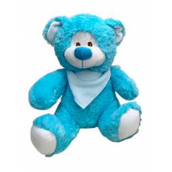 OSO PELUCHE PAÑUELO AZUL