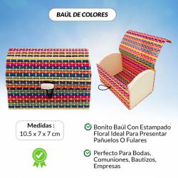 LOTE 200 BAÚLES COLORES