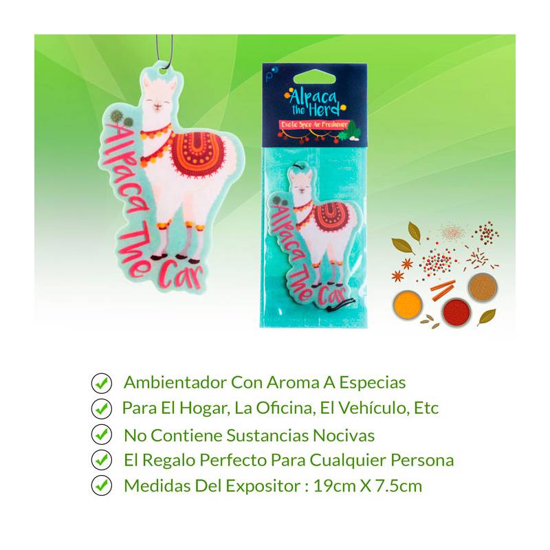 AMBIENTADORES PARA COCHE LLAMA detalles bodas