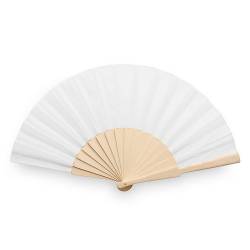 LOTE DE 12 ABANICOS DE TELA...