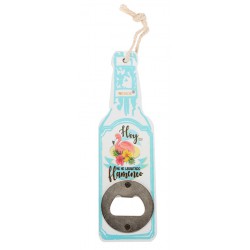 ABREBOTELLAS DE MADERA EN FORMA DE BOTELLA