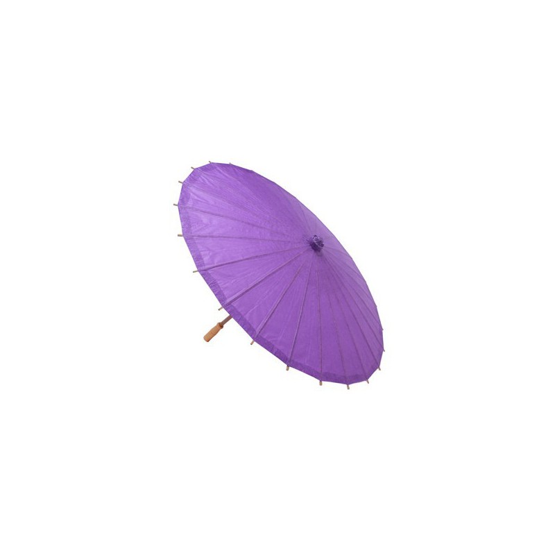 PARASOL PAPEL BAMBÚ LILA