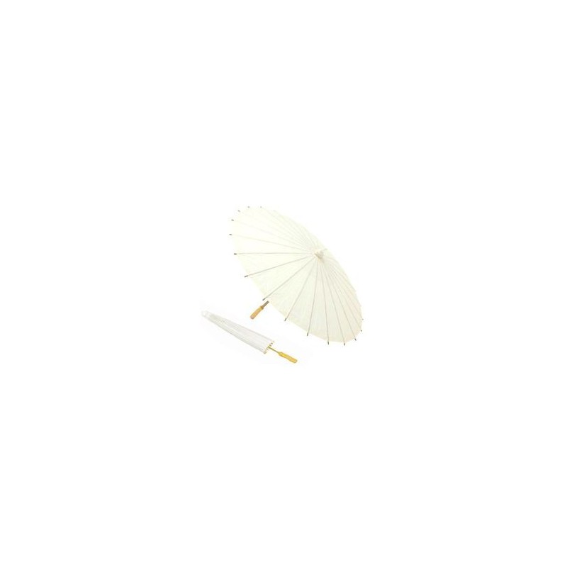 PARASOL PAPEL BAMBÚ MARFIL PARASOL PAPEL BAMBÚ MARFIL