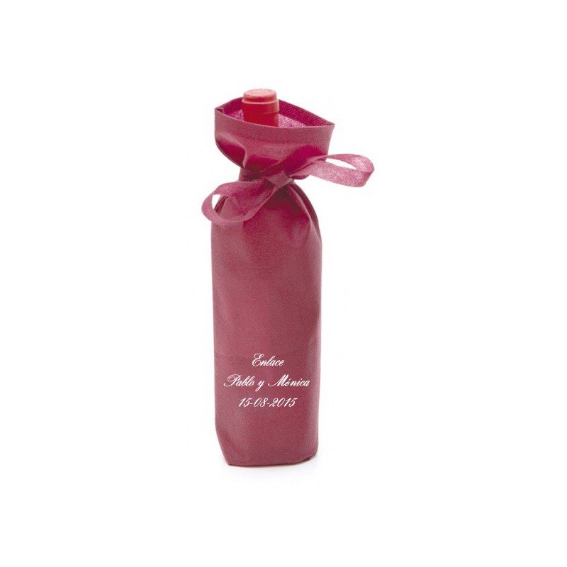 BOLSA PARA BOTELLA DE VINO GRANDE BURDEOS BOLSA PARA BOTELLA DE VINO GRANDE BURDEOS