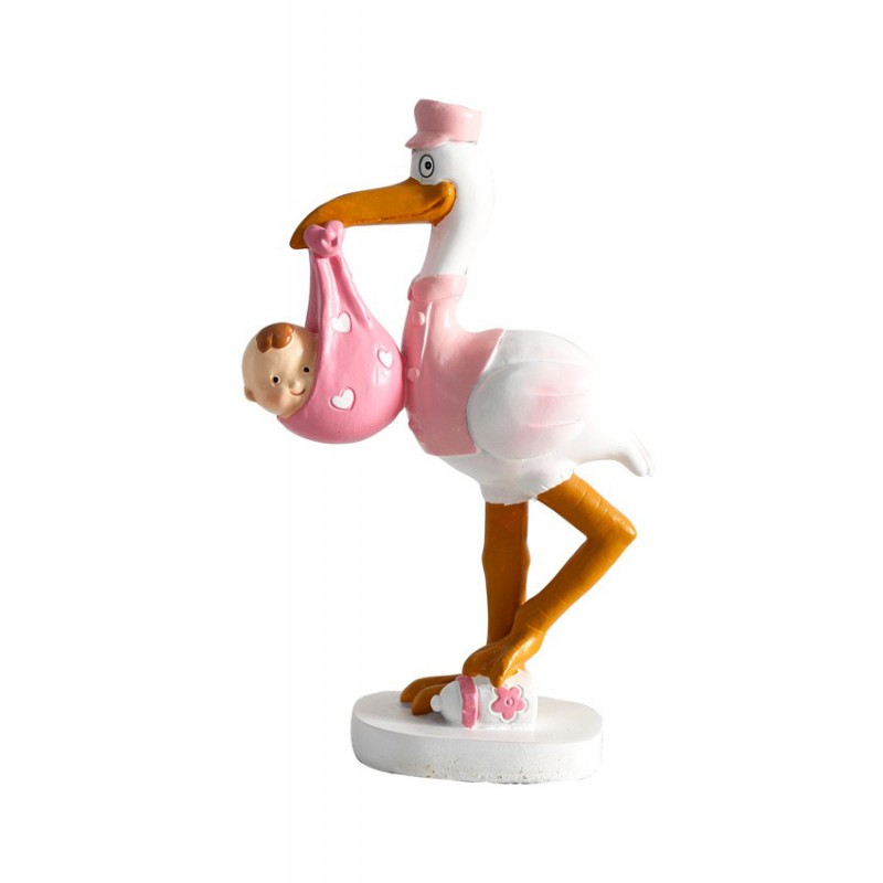 FIGURA PASTEL CIGÜEÑA NIDO