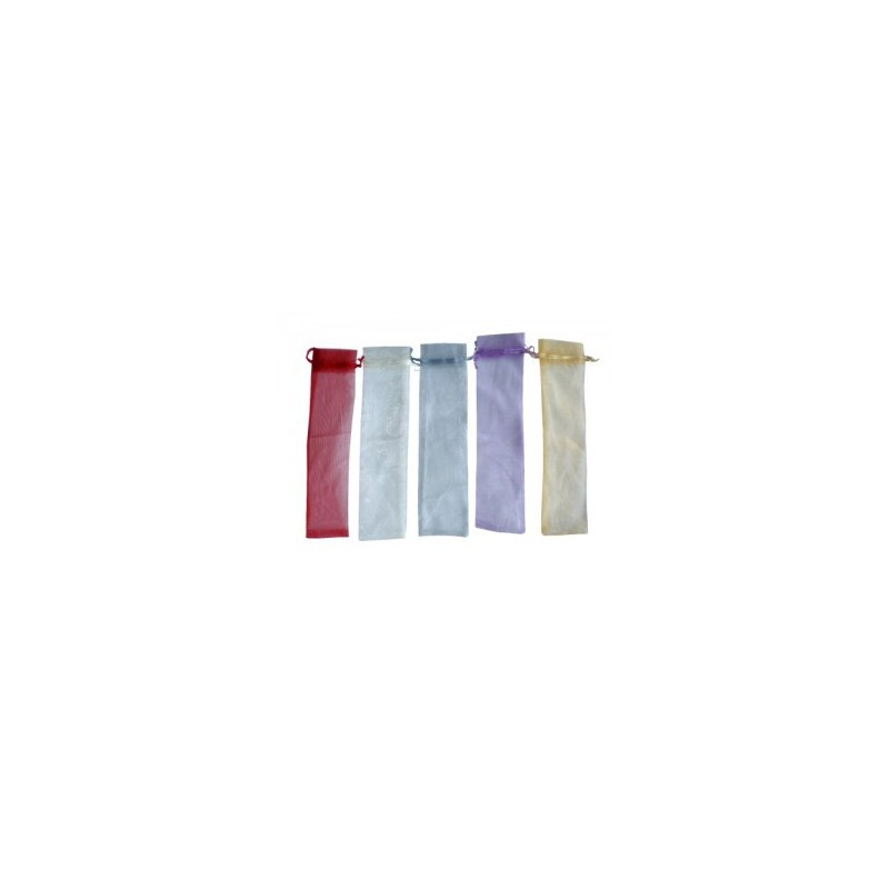 Bolsa de Organza Abanicos 7 x 25 cm Bolsa de Organza Abanicos 7 x 25 cm