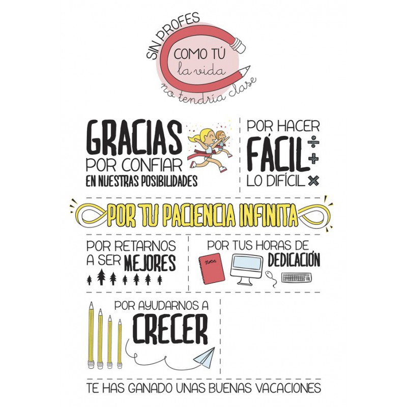 LIENZO "GRACIAS PROFE" LIENZO "GRACIAS PROFE"