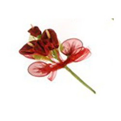 FLOR PIC RAMILLETE 14 CM GRANATE