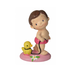 FIGURA PASTEL NIÑA "PATITO"