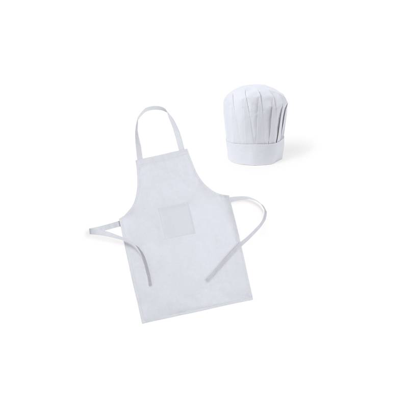 delantal y gorro de cocina infantil