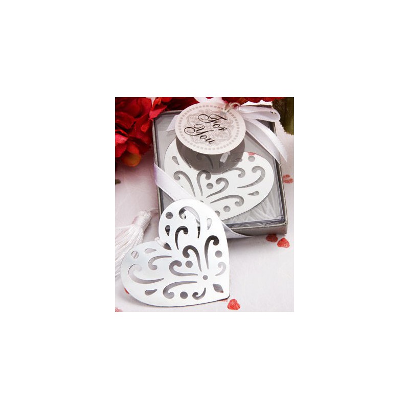 Elegante Punto de Libro Corazon Elegance en Cajita de Regalo Elegante Punto de Libro Corazon Elegance en Cajita de Regalo