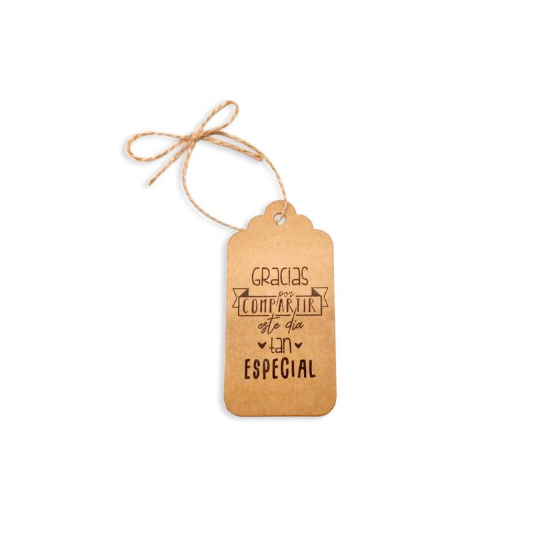 TARJETAS KRAFT FRASES ETIQUETAS DETALLES BODAS